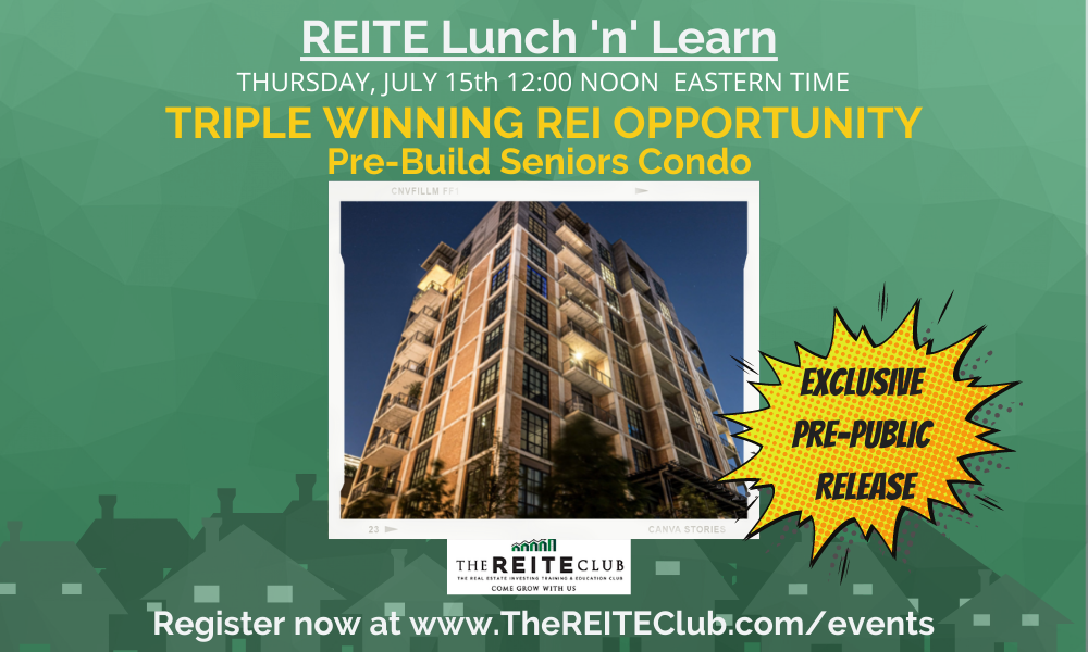 Lunch 'n' Learn - Triple-winning REI Opportunity