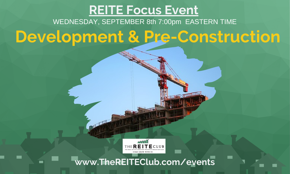 Development & Pre-construction Investing