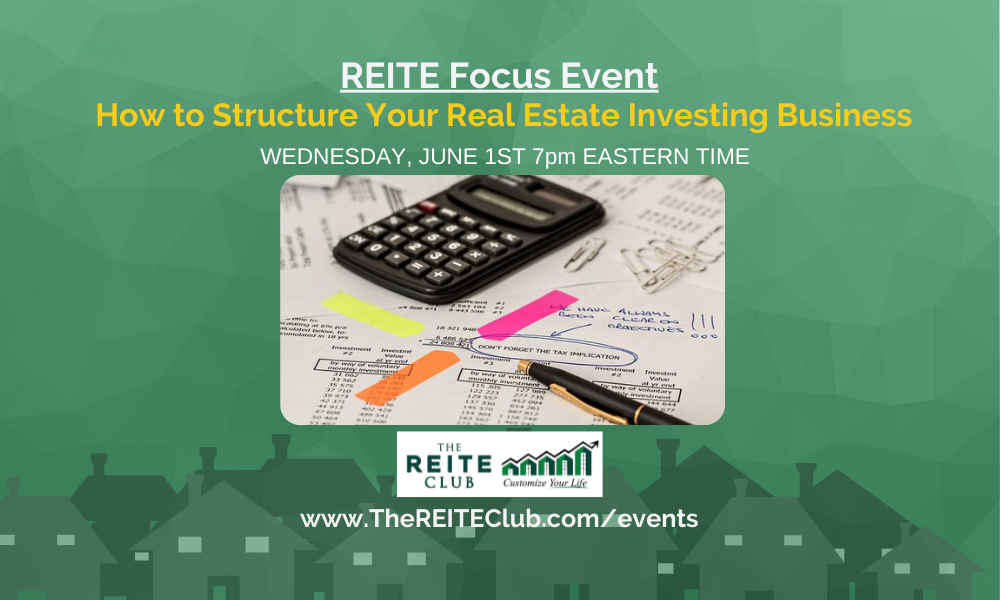 How to Structure Your Real Estate Investing Business
