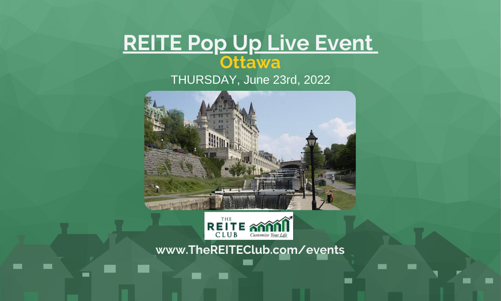 The REITE Club Pops Up LIVE in Ottawa!