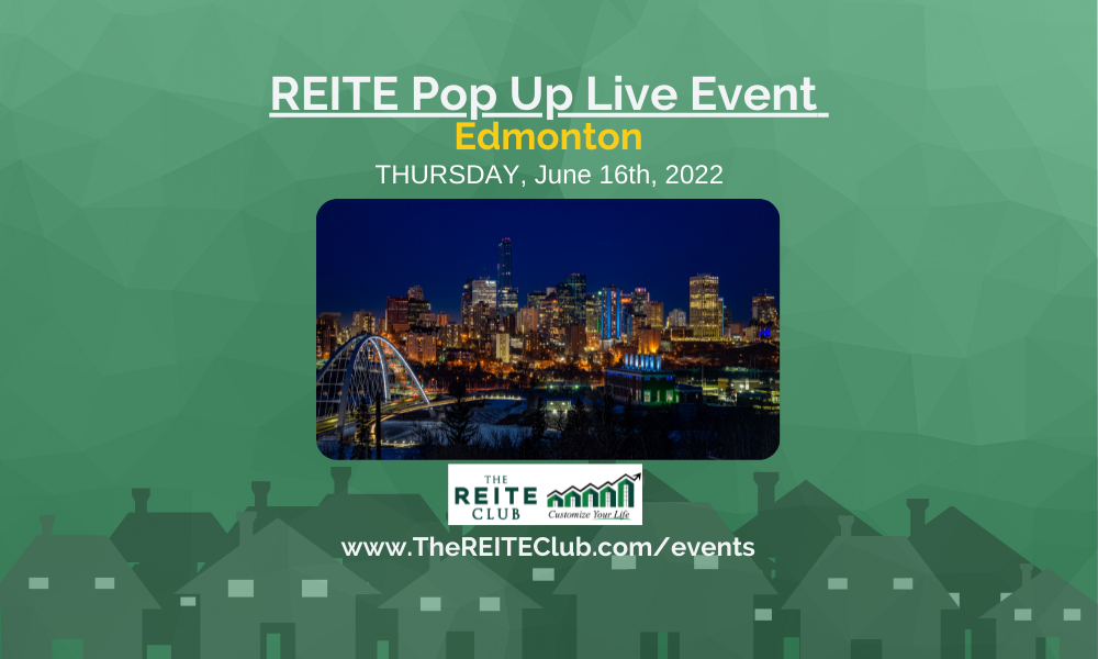 Live in Edmonton - A REITE Pop Up Event