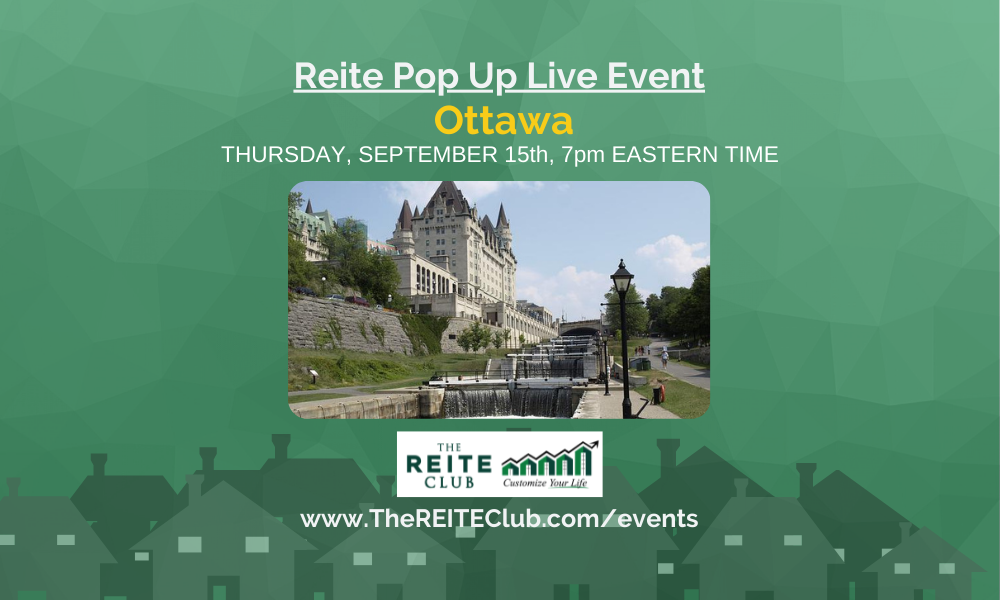 The REITE Club Pops Up LIVE in Ottawa!